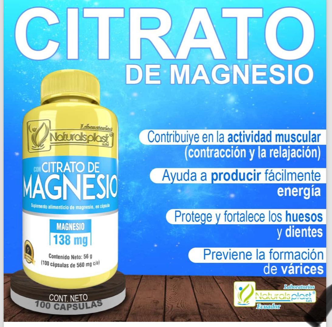 CITRATO DE MAGNESIO X100 CAP