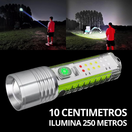 Mini-Linterna Led Tactica Militar Zoom