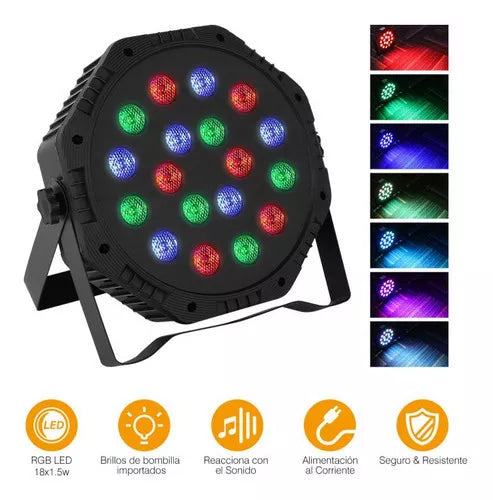 TACHO LUZ LED RGB DMX