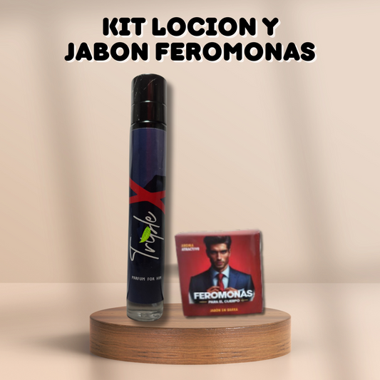 KIT DE PERFUME DE FEROMONAS HOMBRE