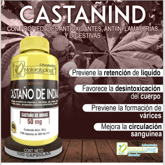 CASTAÑO DE INDIAS 100 CAPSULAS