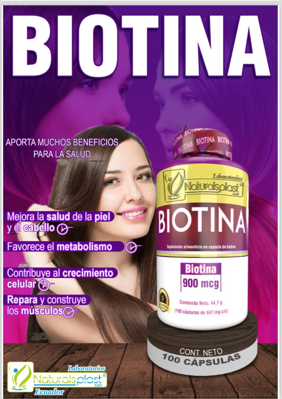 BIOTINA 100 CAPSULAS