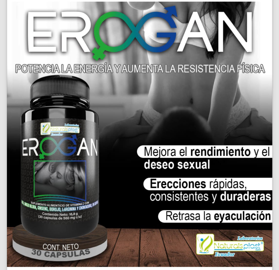 EROGAN 30 CAPSULAS