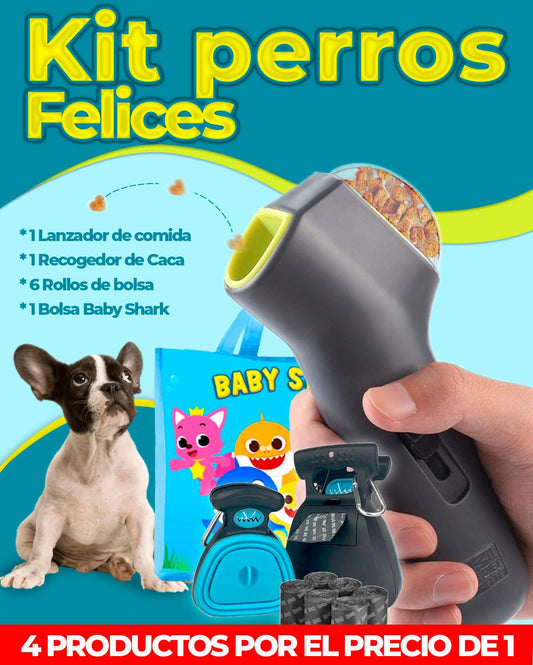 KIT PERROS FELICES GRANDE 4 PRODUCTOS