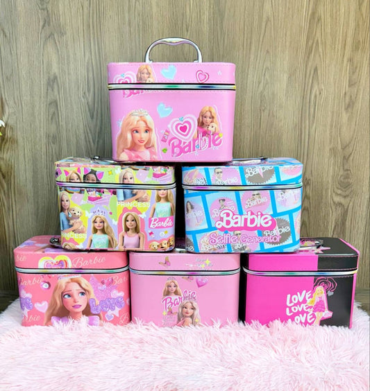 kit de 3 organizadores maquillaje barbie