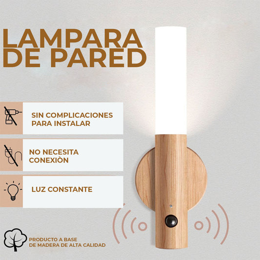 LAMPARA LED RECARGABLE CON SENSOR